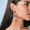 Pearl Spider Drop Earrings 