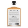 Image of the back of the bottle which features the whisky details and the story of the liqueur.