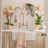 Positano Lemon Geo Planter, lifestyle image