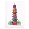 The Pagoda at Kew 'I drew this' A4 Print