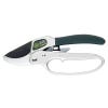 Silver anvil secateurs with large handle and handle lock