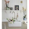 Reactive Glaze Navy Orchid Planter, lifestyle image