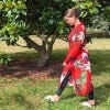 Kew x One Hundred Stars Gown, Orchid Red