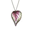 Peacock Prayer leaf Necklace 