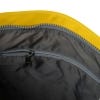 Roka Recycled Nylon Kennington Bag Mustard, inside zipped pocket detail