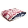 Kew Rose Pink Pouch, Blue Lined