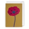 Kew Soul Bright Poppy Greeting Card