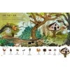 Treehouses nature activity book spread