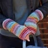 Rainbow Stripe Wristwarmers