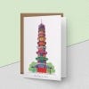 The Pagoda at Kew 'I drew this' Greeting Card