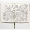 Two inside pages of The Flower Year: A Colouring Book