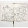 Two inside pages of The Flower Year: A Colouring Book