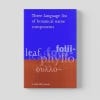 Three-Language List of Botanical Name Components - cover