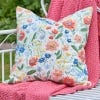 Fleur Embroidered Cushion from Walton & Co., lifestyle image