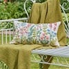 Embroidered Summertime Cushion