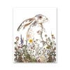 Wildflower Hare Greeting Card