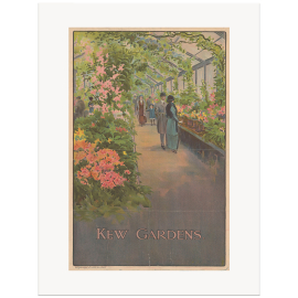 Kew Gardens by Charles Sharland TFL A3 Print