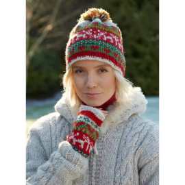 Reindeer Christmas Bobble Beanie