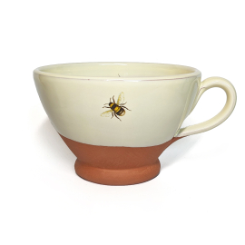 rustic-terracotta-bee-breakfast-cup-cream