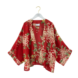 One Hundred Stars - Chrysanthemum Red Kimono