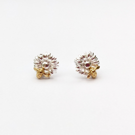 Kew x Bill Skinner Daisy & Bee Stud Earrings