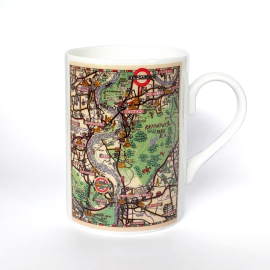 Kew x TFL Map of Kew Mug