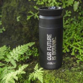 Kew 'Our Future is Botanic' 500ml Ocean Bottle, thermos black