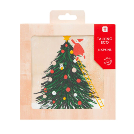 Napkins, Santa Tree