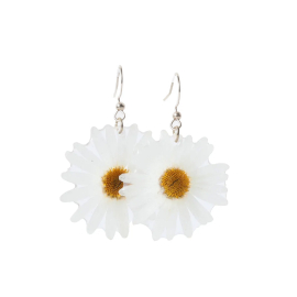 Daisy Earrings in Sterling Silver