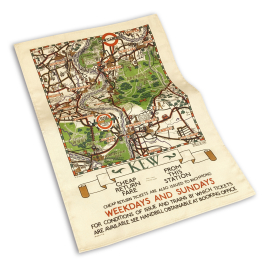 Kew x TFL Kew Gardens Map Tea Towel