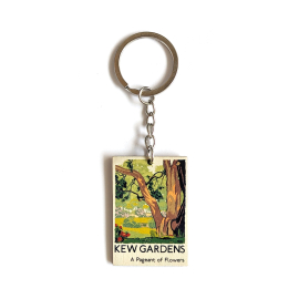 Kew x TFL Bamboo Keyring, Pageant of Flowers