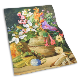 Marianne North Meadow Flowers of Brazil Tea Towel