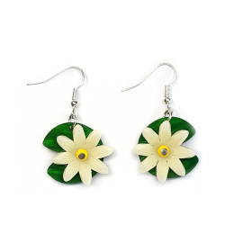 Kew Waterlily Earrings