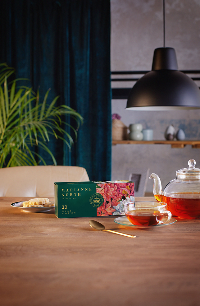 Celebrate National Tea Day with our new Limited Edition Marianne North Tea Bag 